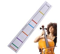 Autocollant pour violoncelle | Étiquette adhésive de clavier d'étiquette adhésive pour débutants d'entraînement pratique,Indicateurs de position des doigts du clavier violoncelle de lung