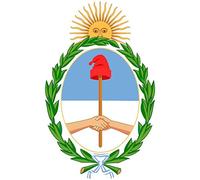 autocollant pour voiture " ARGENTINE - BLASON " Coat of Arms Car Sticker Argentina (env. 11x9 cm)