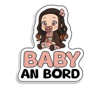 Autocollant pour voiture Baby on Board - Résistant aux intempéries et aux UV