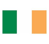 Autocollant pour voiture - Drapeau irlandais - Irlande - 15 cm - Coloré - Lisse - Tuning - Lunette arrière - Inscription