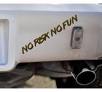 Autocollant pour voiture | No Risk No Fun | Inscription en allemand Tuning Autocollant pour pare-brise arrière de voiture Sport Daily Décor Tatouage Autocollant de voiture Accessoire de tuning