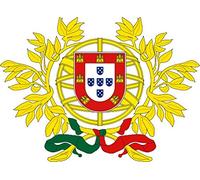 autocollant pour voiture " PORTUGAL - BLASON " Coat of Arms Car Sticker (env. 11x11 cm)