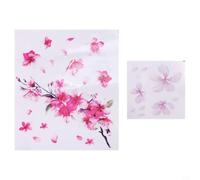 Autocollant pour voiture pour fleur Cerisier 2pcs Vinyl Autocollant