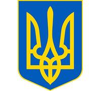 autocollant pour voiture " UKRAINE - BLASON " Coat of Arms Car Sticker (env. 11x7 cm)