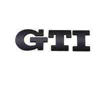 Autocollant pour VW Polo Golf 6 7ème génération GTI, avec logo, lettres, emblème, argent arrière