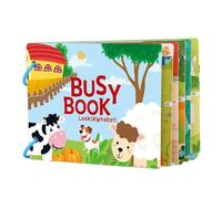 Autocollant préscolaire, livre pour tout-petit, stimulateur de créativité motrice, développement cognitif, outil de narration œil-main, activités d'apprentissage pour voyage, restaurant, école, maison