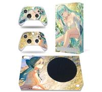 Autocollant Protecteur Housse Protection Vinyle Console Pour X-box Series S Skins Wrap Sticker Avec Deux Autocollants Contrôleur Sans Fil Gratuits 44156 Autocollant Adhésif Haut Gamme