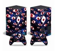 Autocollant Protecteur Housse Protection Vinyle Console Pour X-box Series X Skins Wrap Sticker Avec Deux Autocollants Contrôleur Sans Fil Gratuits 46735 Autocollant Adhésif Haut Gamme