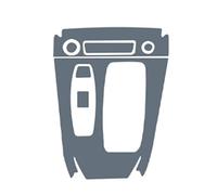 Autocollant protection console centrale intérieure d'automobile pour Au&di Q6 e-tron 2025 affichage film en TPU mat rénovation PPF Protecteur D'écran Navigation