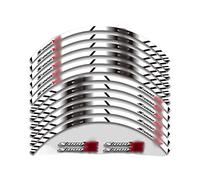 Autocollant Réfléchissan Décoration Jante Pneu Roue D'équipemen Moto pour B&MW S1000XR S1000 XR (Couleur : 1 UK)
