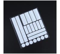 Autocollant Réfléchissant Automatique De Vélo Blanc