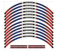 Autocollant Réfléchissant Bande Jante Roue Moto Ensemble Complet D'autocollants Arrière pour Ducati pour Streetfighter 848 V4/4S V2/2S(Style 2)