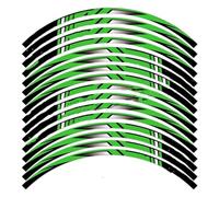 Autocollant Réfléchissant Étanche pour Jante Moto pour Versys 650 LT pour Versys 1000 SE 2023 Autocollants de Roue durables(Style 2)