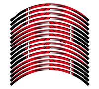 Autocollant Réfléchissant Étanche pour Jante Moto pour Versys 650 LT pour Versys 1000 SE 2023 Autocollants de Roue durables(Style 1)