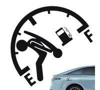 Autocollant réfléchissant - Funny Gas Tank Cap Decal For Night Visibility, Reminder To Fill Up, Wateerle Vinyle Car Decal, Set of 2 Custom Door Labels