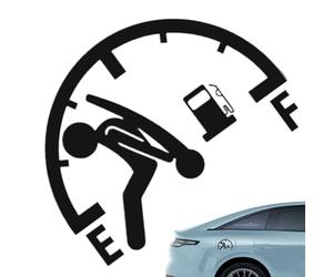 Autocollant réfléchissant - Funny Gas Tank Cap Decal For Night Visibility, Reminder To Fill Up, Wateerle Vinyle Car Decal, Set of 2 Custom Door Labels