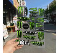 Autocollant réfléchissant imperméable haute visibilité pour Monster Energy, autocollant anti-rayures, adapté à la voiture, au casque de moto, au réfrigérateur z1