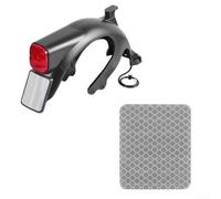 Autocollant Réfléchissant pour Garde-Boue Arrière pour ninebot Max G2/F2 | PET Material, Abrasion Resistant, High Visibility In Low Light, Easy Peel-and-stick Install, Fits pour ninebot Max G2/F2