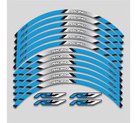 Autocollant Réfléchissant pour Jante Avant Et Arrière De Moto Kit D'autocollants Décoratifs pour Pneus pour Yamaha YZF R7 YZFR7 des pièces de Rechange(Style 8)