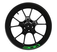 Autocollant Réfléchissant pour Jante De Moto Kit D'autocollants Décoratifs pour Pneus Avant Et Arrière pour Kawasaki Z300 des pièces de Rechange(Style 1)