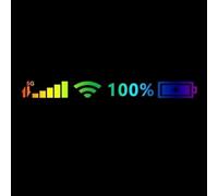 Autocollant réfléchissant pour pare-brise de voiture 5G WiFi - Signal d'alimentation pour accessoires automobiles avec film PET durable (multicolore)