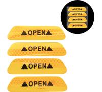 Autocollant Réfléchissant Pour Pare-Chocs Jaune Fluorescent Motif Trapèze Grille Diamant Autocollant Réfléchissant Voiture Personnalisée Carrosserie Porte Fenêtre / Tableau Bord