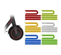 Autocollant réfléchissant pour scooter électrique Xiaomi M365, compatible avec les modèles 1S/Essential/Pro2, blanc/rouge/jaune/vert (1 pièce)