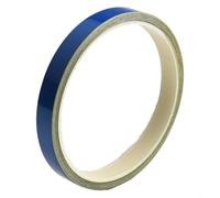 Autocollant réfléchissant pour vélo, moto, voiture - Ruban adhésif imperméable avec visibilité nocturne - Noir mat non réfléchissant (bleu)