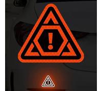 Autocollant Réfléchissant Triangle PVC Vert Autocollant Réfléchissant(red)