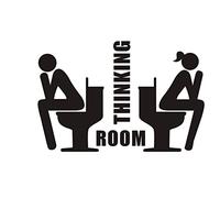 Autocollant Réfrigérateur Autocollant Toilette Art Amovible Home Stickers Muraux Decal Decor B écologique et pratiqueDurabilité