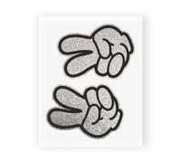 Autocollant Respect For Biker 10x12cm