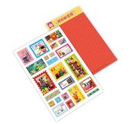 Autocollant rétro en forme de bouteille d'eau pour scrapbooking, ordinateur portable, scrapbooking, timbre rétro, décalcomanie pour enfants