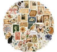 Autocollant retro100 Pcs Ensemble Stickers, Autocollant Recompense Enfant. | Impermeable Vinyle Stickers pour Bouteille, Scrapbooking, Journaling, Ordinateur Portable, Skateboard, Trotinette, Laptop etc