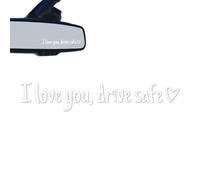 Autocollant Rétroviseur Intérieur,Accessoires Auto Imperméables | Motif Cœur Décoratif Pour Vitre Auto - Pour Moto Scooter SUV Pickup Berline Pare-Brise Tableau De Bord Anniversaire