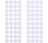 Autocollant Rond Adhésif,200 Pièces 15mm Scratch Autocollant Rond pour la Maison,l'école,le Bureau Bricolage 100 Paires Blanc