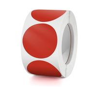 Autocollant Rond Rouge 38mm Auto-adhésif Code Couleur Étiquettes Rouleau Petits Points De Repère Round Sticker 500 Pièces