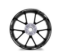 Autocollant Roue Moto Réfléchissant 14 ″ 15 ″ 17 ″ Décalque Rayure Moyeu Scooter Jante pour Forza 125 250 300 350 750 MF13 (Couleur : 17 15 inch 1)