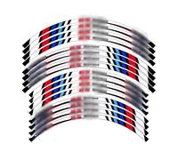 Autocollant Roue Moto Réfléchissant 19 ''17'' Autocollant Moyeu Jante pour B&MW R1200GS pour Adventure R1150/1250 GS ADV F 650/700/750 GS (Couleur : 1 UK)
