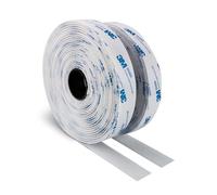 Autocollant Ruban Auto-Adhésif 19MM x 6M Extra Résistant Blanc Durable Avec Support Auto-Adhésif En Nylon Pour Travaux Manuels Projets De Bricolage Et Réparations