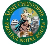 Autocollant Saint Christophe: Patron des voyageurs