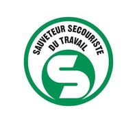 Autocollant - Sauveteur Secouriste du Travail - Vinyle Souple 100 mm