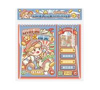 Autocollant Scène miniature Scrapbooking Scène Décorative pour Journal Mémoire Livre Couverture Téléphone Portable Décoration Livre