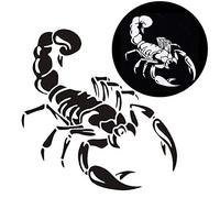 Autocollant Scorpion Scorpion - Constellation du zodiaque - Horoscope - - Étanche - Motif scorpion - Pour voiture - Carrosserie - Autocollant en vinyle