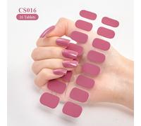 Autocollant Semi-Durci Pour Ongles",Enveloppes De Gel Solide,Curseur Adh¿¿Sif ¿¿ Couverture Compl¿¿Te,Pas Besoin De Lampe Uv,"D¿¿Calcomanie Rapide - Type Cs016