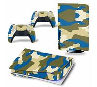 Autocollant Skin Pour PS5 Disc Edition & Digital Edition Console Et Manette Vinyl Cover Skins Wraps Scratch Resistant, Compatible Avec Pour PS5 532389 Revêtement(Digital Edition)
