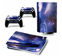 Autocollant Skin Pour PS5 Disc Edition & Digital Edition Console Et Manette Vinyl Cover Skins Wraps Scratch Resistant, Compatible 70334 Revêtement(Disc Version)