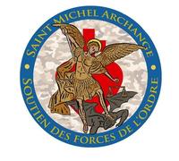 Autocollant Soutien Des Forces De L'ordre - St Michel Patron Des Policiers Et Soldats