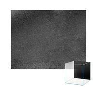 Autocollant statique pour aquarium - Fond d'aquarium - Design noir sans colle - Papier peint amovible pour aquarium - Décoration d'intérieur - Améliore l'attrait visuel de la douceur