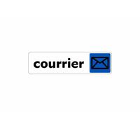 Autocollant Sticker Adhesif Signalisation Plaque Porte Panneau Courrier
