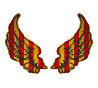Autocollant Sticker Ailes Biker Motard Drapeau Pays Catalogne Catalan